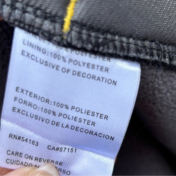 Pittsburgh Steelers NFL Men’s Black Hooded Fleece Jacket w Logo | Size Large - Picture 10 of 13